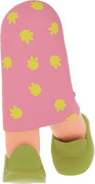 3D People Woman Body Skirt