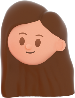3D People Simple Young Girl Head