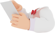 3D Hand Gesture Teacher Body