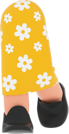 3D People Sports Body Skirt