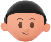 3D People Simple Young Boy Head